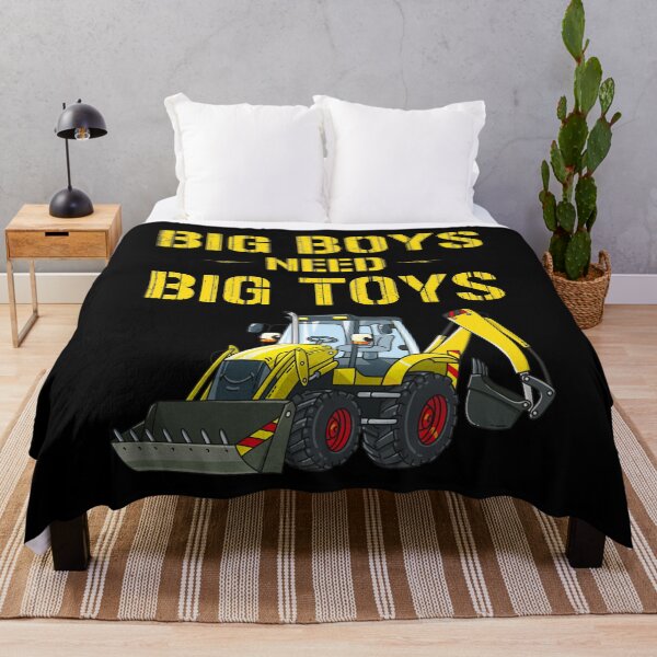 Item preview, Big Boys Need Big Toys Funny Excavator Digger Outfit Humorous Gift For Excavator Construction Cars Lovers Contractors designed and sold by FunnySunny T-Shirts.