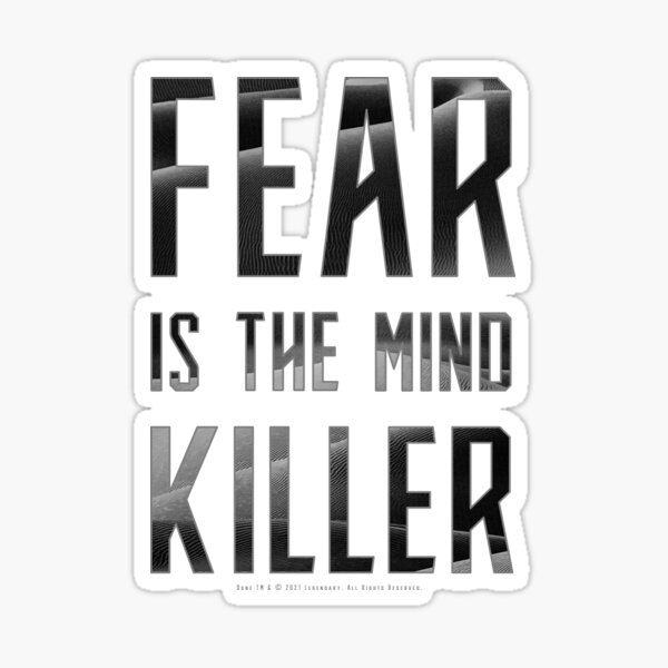 Item preview, Dune - Fear is the mind-killer (Dark) - designed and sold by Printerially.