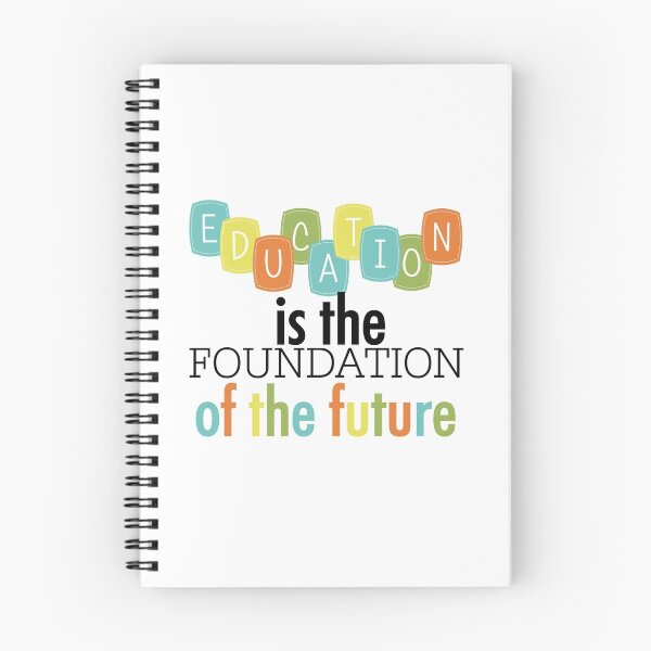Item preview, Education Foundation of the Future Text Quotes designed and sold by peacockcards.