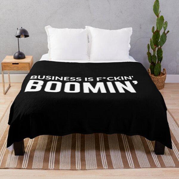 Item preview, Stonks only go up " BUSINESS IS BOOMING " sarcastic quote T SHIRT [P-Q 72B][664] designed and sold by HIPNOTIZAR  CRAFTS.