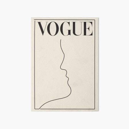 minimal vintage vogue Art Board Print