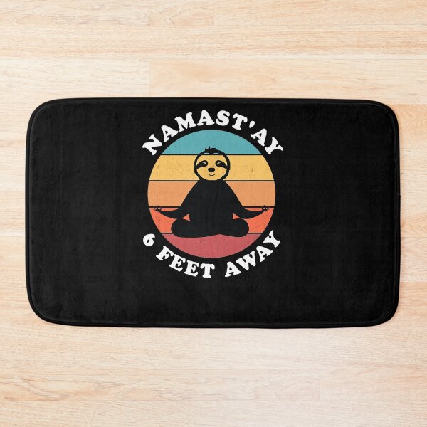 Item preview, Yoga Sloth Namastay 6 Feet Away designed and sold by whitneyiott9632.