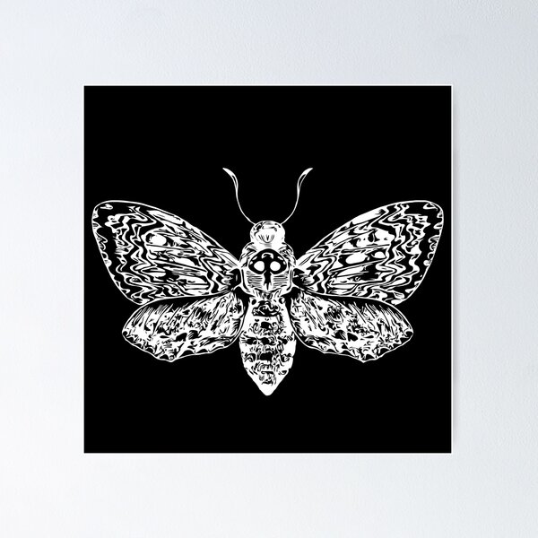 Item preview, Moth white  designed and sold by Sitenkovamary.