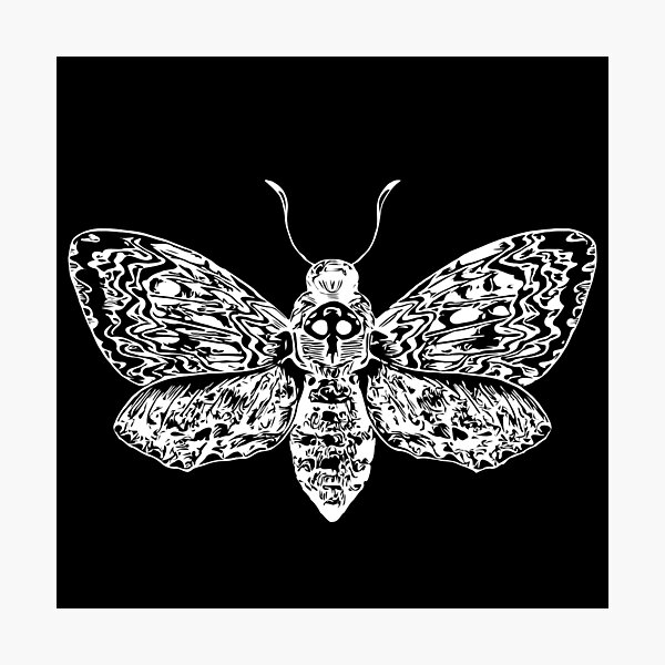Item preview, Moth white  designed and sold by Sitenkovamary.