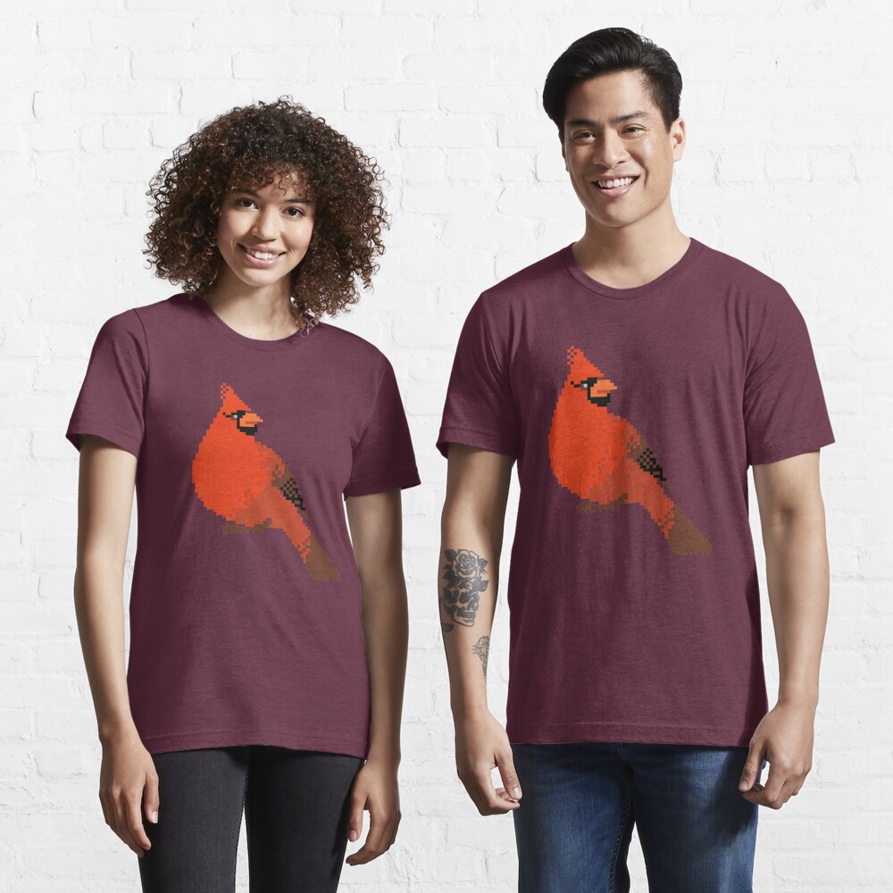 Cute Cardinal Pattern T-shirt for Sale by SaradaBoru