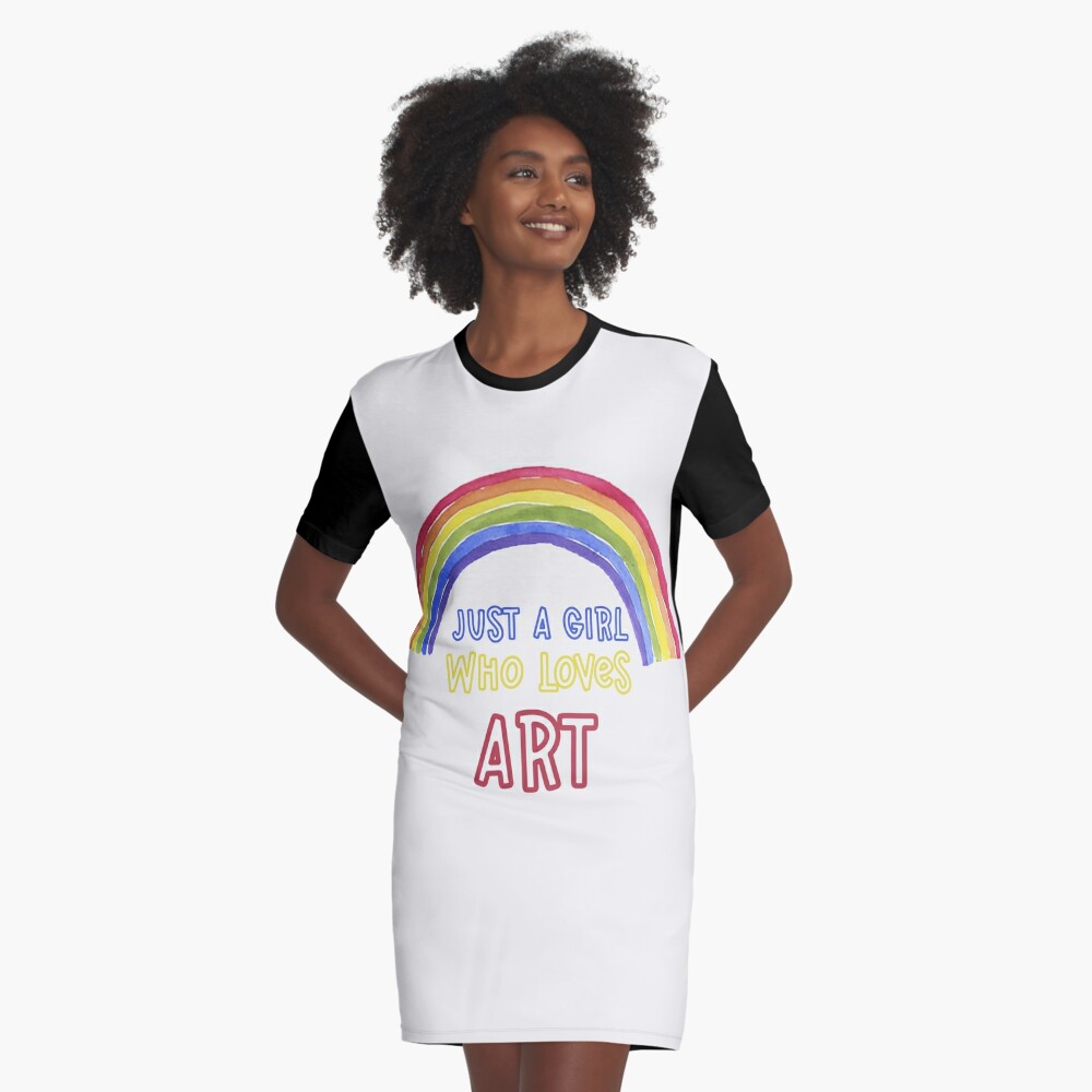 Just a Girl who loves Painting Art Gifts Teen Girl Artist Premium T-Shirt
