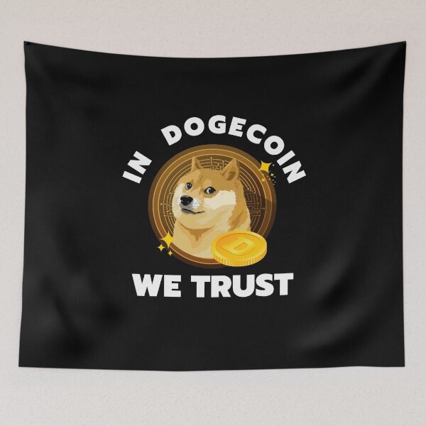 Item preview, In Dogecoin We Trust designed and sold by ReichBourne.