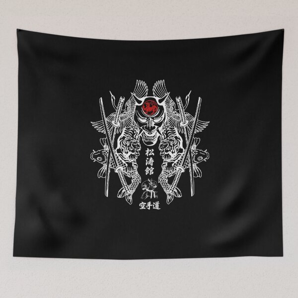 Item preview, Shotokan Karate Samurai Devil Spirit - Martial Arts Design designed and sold by Zanshin-Art.