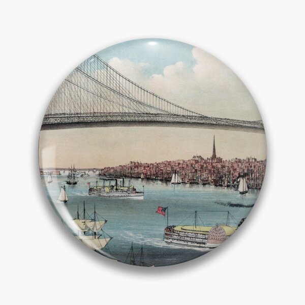 Artikelvorschau, Antike New York Brooklyn Great East River Hängebrücke entworfen und verkauft von aapshop.