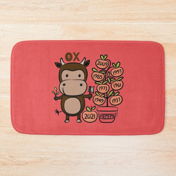 Item preview, Year of the Ox 2021 Chinese New Year Zodiac Animal  designed and sold by flowtojoy.