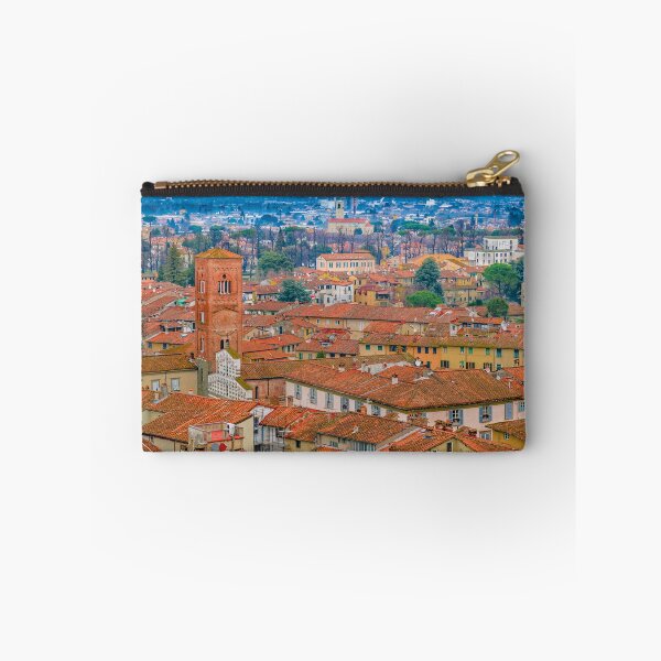 Artikelvorschau, Luftbild Historisches Zentrum von Lucca entworfen und verkauft von DFLC Prints.