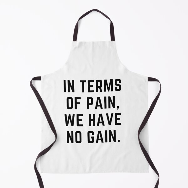 Item preview, Get your act together " IN TERMS OF PAIN WE HAVE NO GAIN" sarcastic quote STICKER [P-Q 77][673] designed and sold by HIPNOTIZAR  CRAFTS.