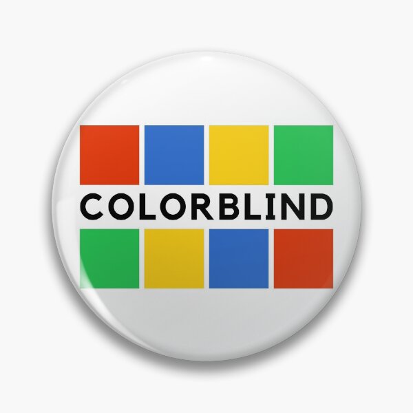 Item preview, Colorblind - Black Text Design designed and sold by DrawingBoard.
