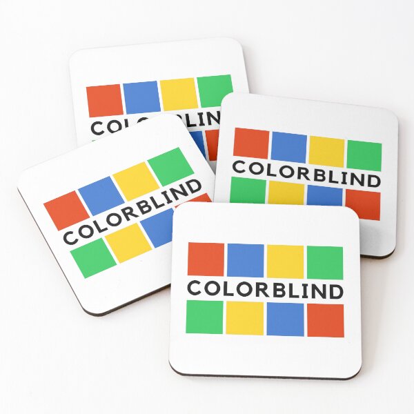 Item preview, Colorblind - Black Text Design designed and sold by DrawingBoard.