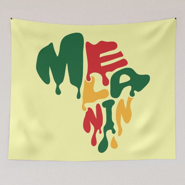 Item preview, African Dripping Melanin Letters  designed and sold by Inspireaglow.