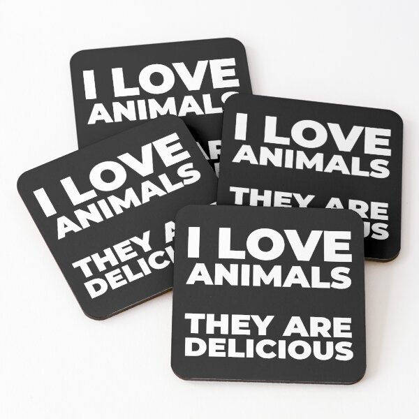 Item preview, I love animals. They are delicious designed and sold by EnjoyMyTees.