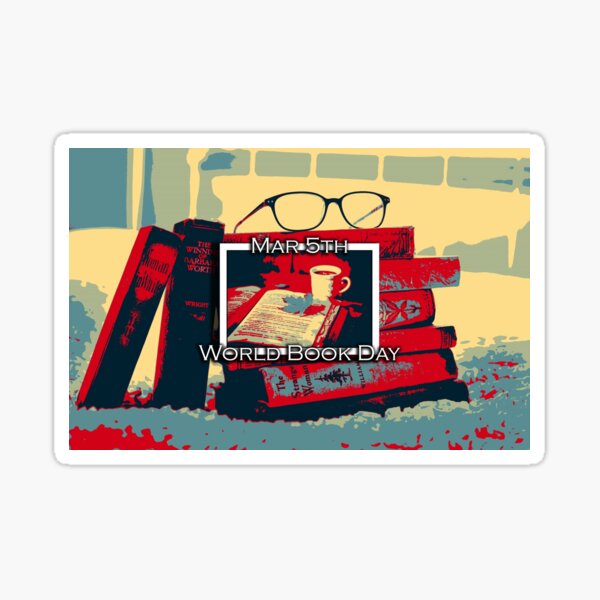 Item preview, I LOVE WORLD BOOK DAY designed and sold by REALDesign-Shop.