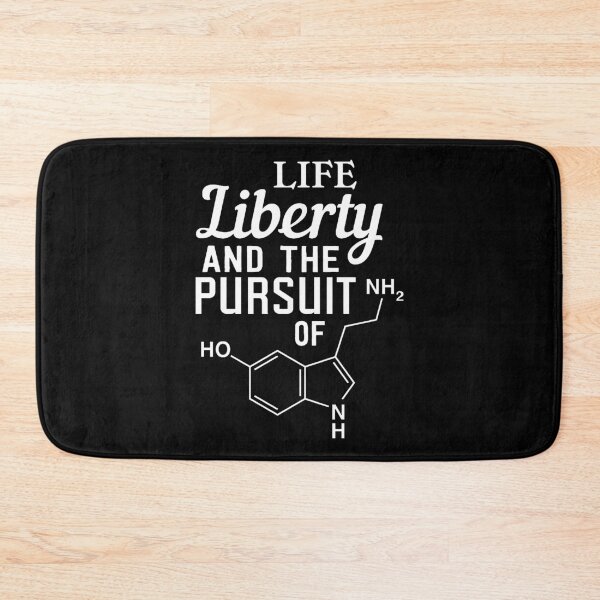 Item preview, Life Liberty and the pursuit of Happiness - Psychology Design designed and sold by Psychologist's Inventory.