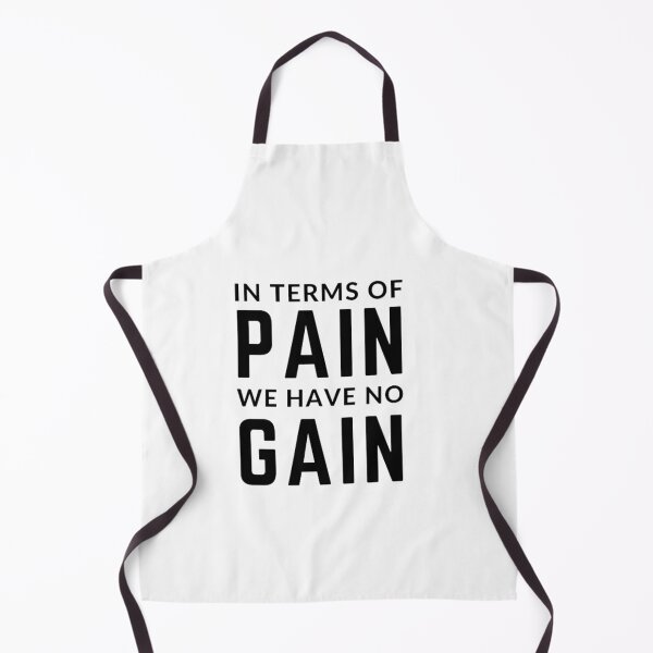 Item preview,  Get your act together " IN TERMS OF PAIN WE HAVE NO GAIN" sarcastic quote STICKER [P-Q 78][675] designed and sold by HIPNOTIZAR  CRAFTS.