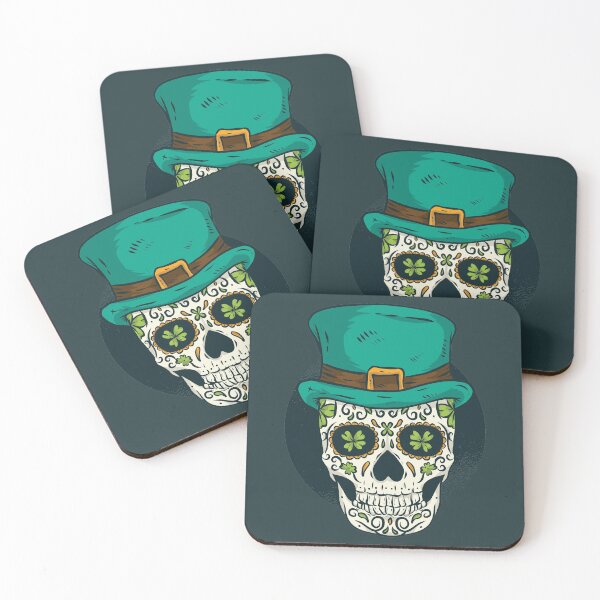 Item preview, Sugar Skull St Patrick's Day Celebration designed and sold by Singhe Design.