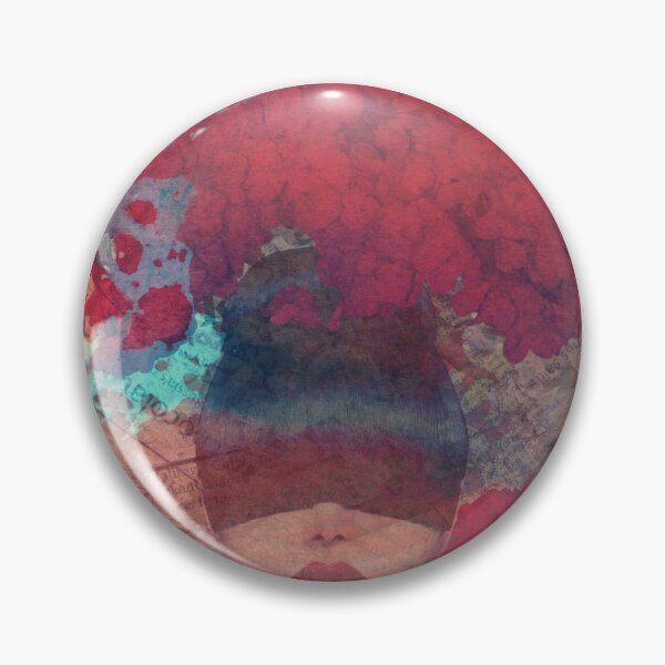 Item preview, Cherry bloom // sakura portrait collage artwork  designed and sold by Dorota Nowacka.