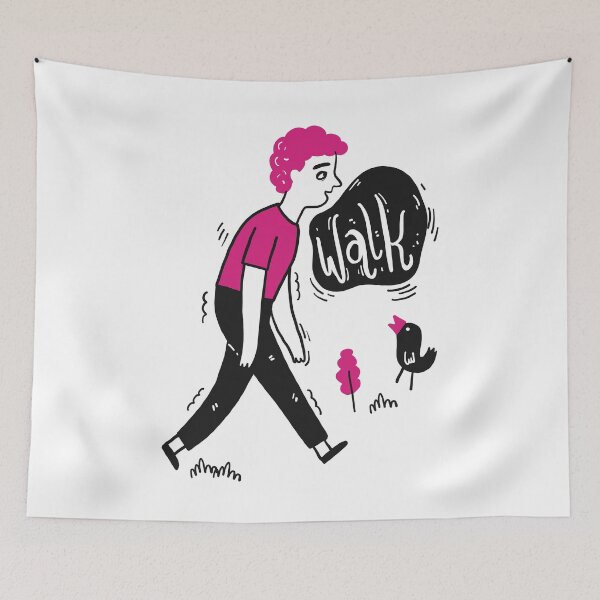 Item preview, The boy walking designed and sold by huza.