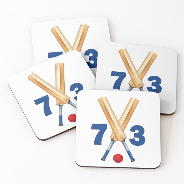 Item preview, Cricket number 73 - seventy three with bats and ball designed and sold by AllShirts21.