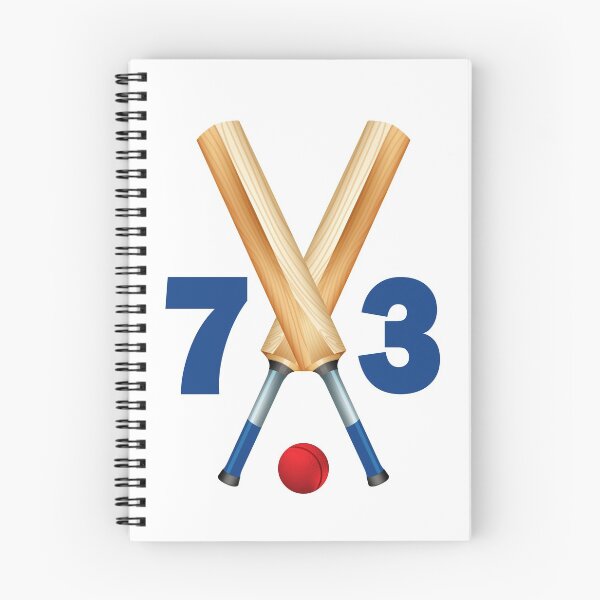 Item preview, Cricket number 73 - seventy three with bats and ball designed and sold by AllShirts21.