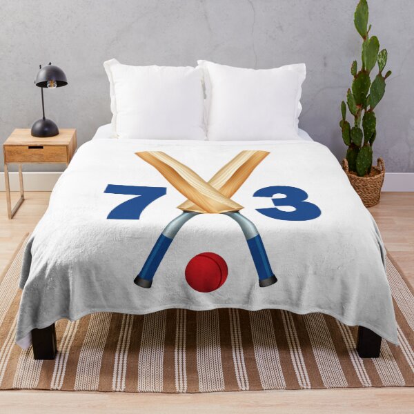 Item preview, Cricket number 73 - seventy three with bats and ball designed and sold by AllShirts21.