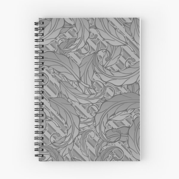Item preview, Seamless feather pattern in greys. designed and sold by Michael Pulley.