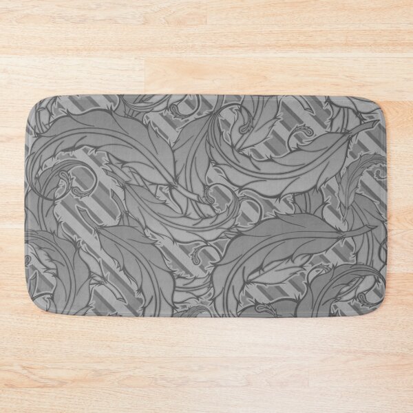 Item preview, Seamless feather pattern in greys. designed and sold by Michael Pulley.