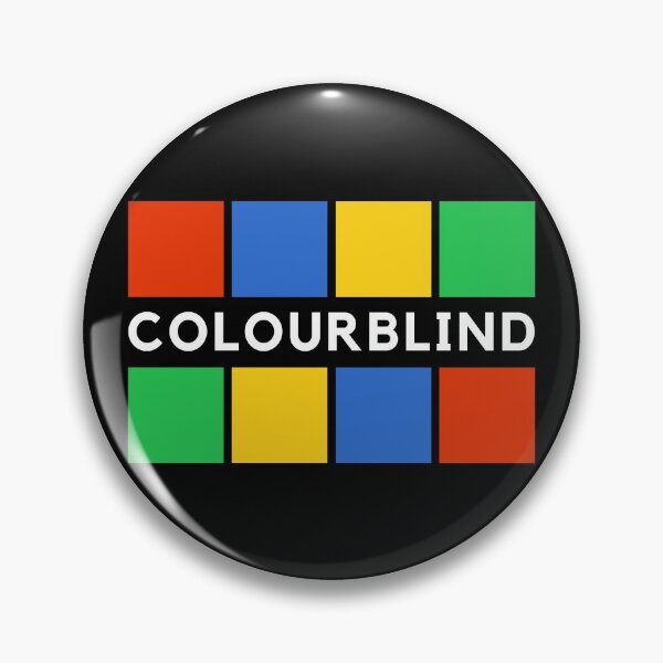 Item preview, Colourblind - White Text Design designed and sold by DrawingBoard.