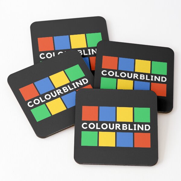 Item preview, Colourblind - White Text Design designed and sold by DrawingBoard.