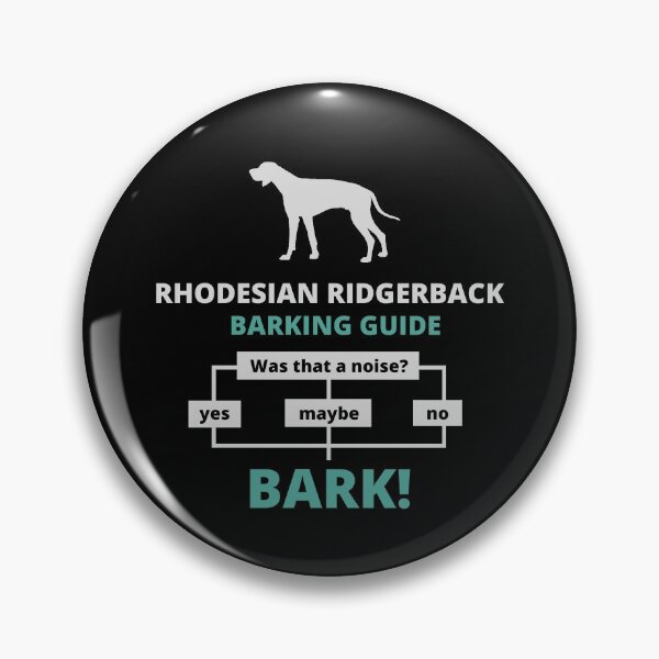 Item preview, rhodesian ridgerback barking guide designed and sold by promisesarelies.