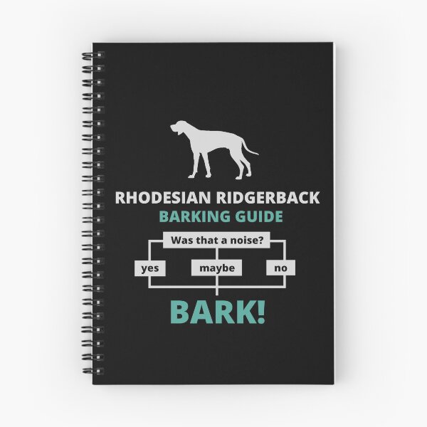 Item preview, rhodesian ridgerback barking guide designed and sold by promisesarelies.