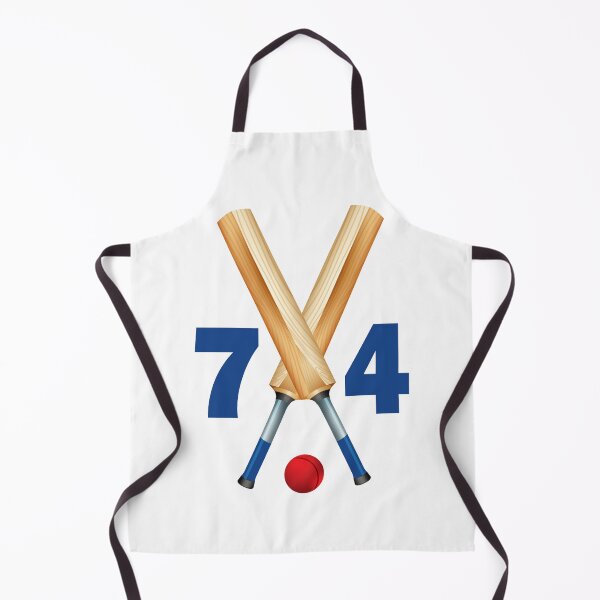 Item preview, Cricket number 74 - seventy four with bats and ball designed and sold by AllShirts21.