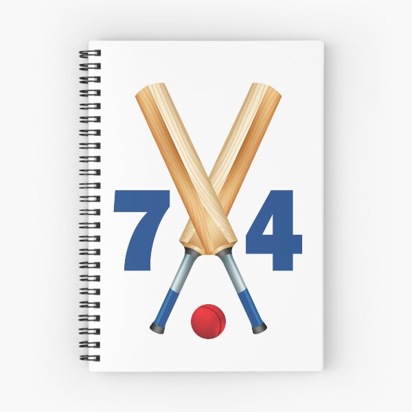 Item preview, Cricket number 74 - seventy four with bats and ball designed and sold by AllShirts21.