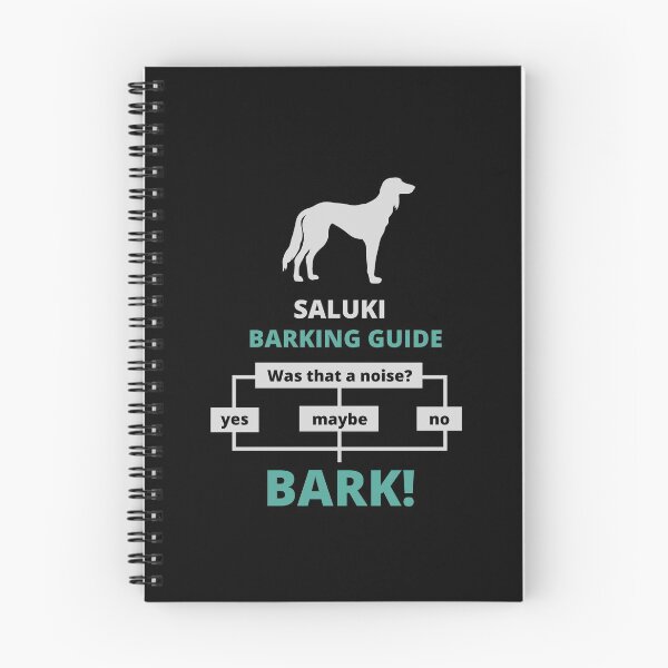 Item preview, saluki barking guide designed and sold by promisesarelies.