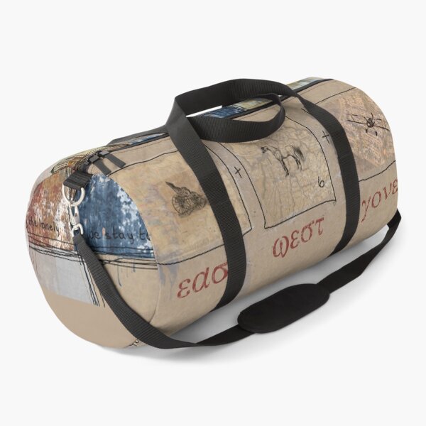 Item preview, Mysterious Modern Art with Two Figures a House and Various Clues designed and sold by KALEIDOSCOPE UK.