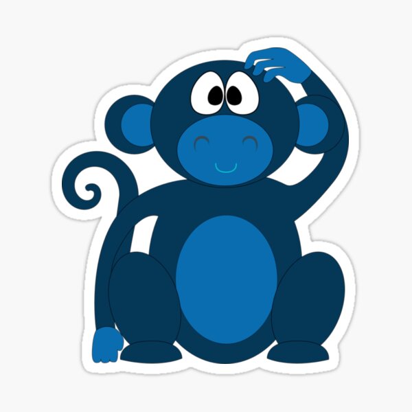 Confused Monkey Stickers for Sale | Redbubble Confused Monkey Stickers for Sale | Redbubble