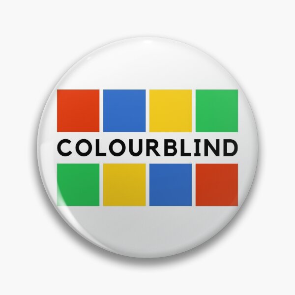 Item preview, Colourblind - Black Text Design designed and sold by DrawingBoard.