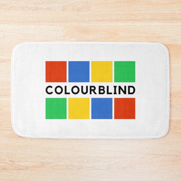 Item preview, Colourblind - Black Text Design designed and sold by DrawingBoard.