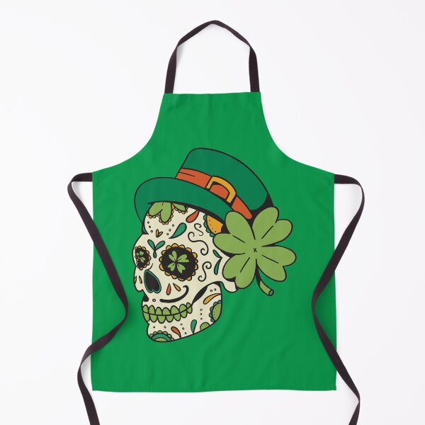 Item preview, Sugar Skull And Shamrock Hat St Patrick's Day Celebration designed and sold by Singhe Design.