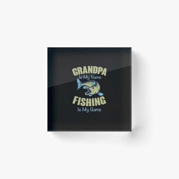 Item preview, Grandpa Is My Name Fishing Is My Game Best Funny Bass Fishing Joke Gift Set Idea Gear designed and sold by NSTeeDesign.