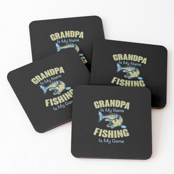 Item preview, Grandpa Is My Name Fishing Is My Game Best Funny Bass Fishing Joke Gift Set Idea Gear designed and sold by NSTeeDesign.