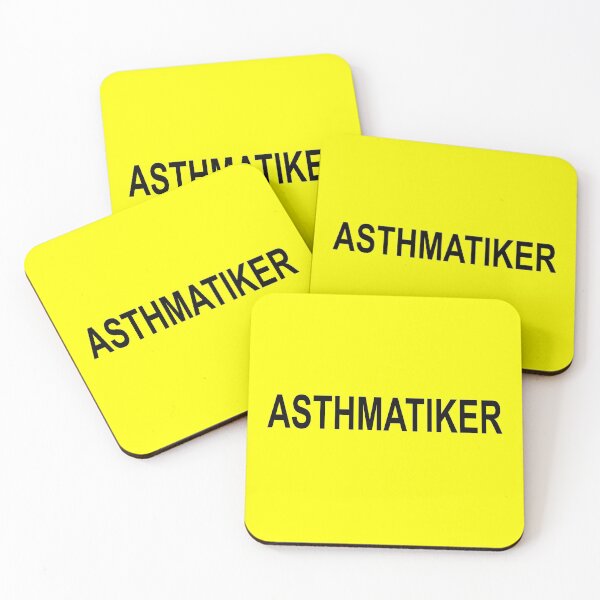 Item preview, Asthmatic in German designed and sold by yayor.