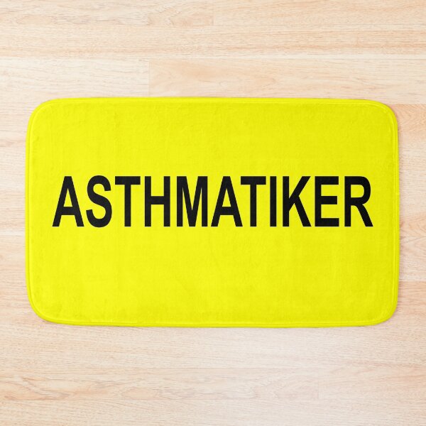Item preview, Asthmatic in German designed and sold by yayor.