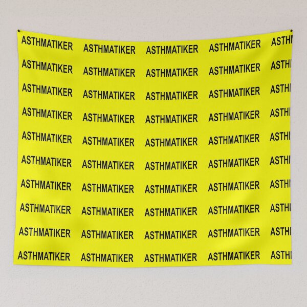 Item preview, Asthmatic in German designed and sold by yayor.