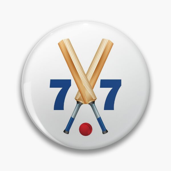 Item preview, Cricket number 77 - seventy seven with bats and ball designed and sold by AllShirts21.