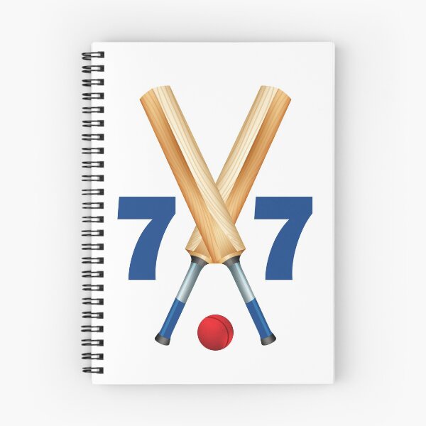 Item preview, Cricket number 77 - seventy seven with bats and ball designed and sold by AllShirts21.